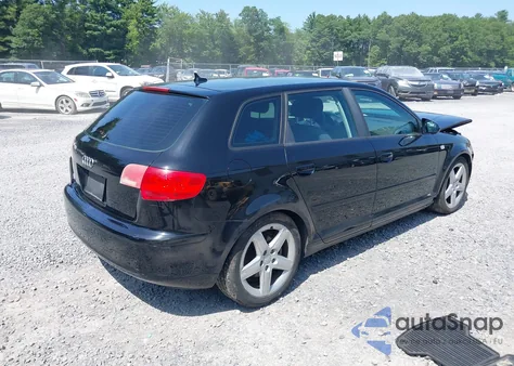 2007 Audi A3 2.0T from USA, damaged, VIN WAUHF78P47A078262